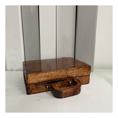 Caja De Madera Para Colección De Rocas, Caja De