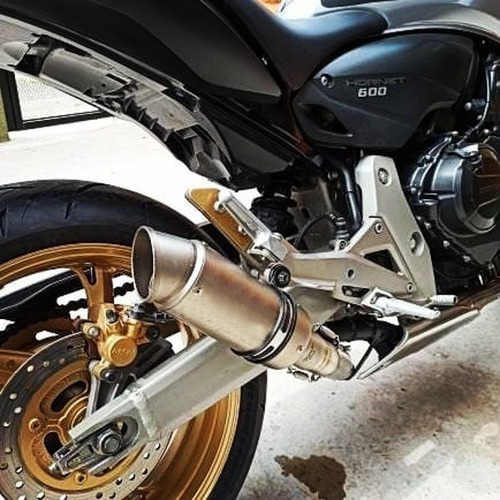 Escape Honda Hornet 600 Salida Diagonal Inox Ex030