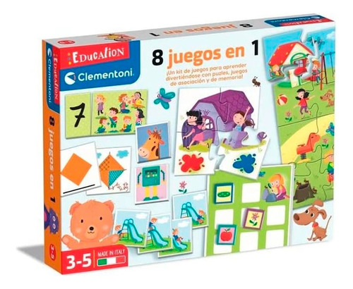 Kit De Juegos Educativos 8 En 1