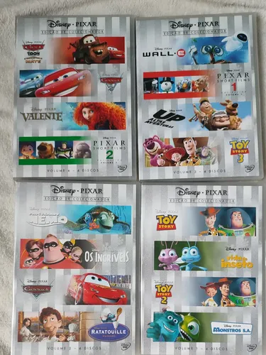 Disney Pixar Edição De Colecionador 16 Dvd's | MercadoLivre