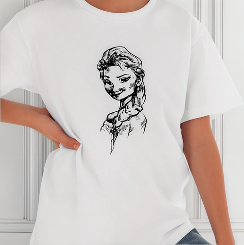 Playera Niño Unisex Frozen Elsa Princesa Disney 743