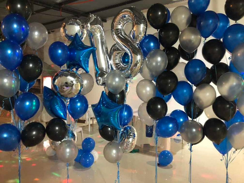 Imagen 4 de 10 de Globos Con Helio Perlados 12 Pulgas!!!Los Más Brillosos!!