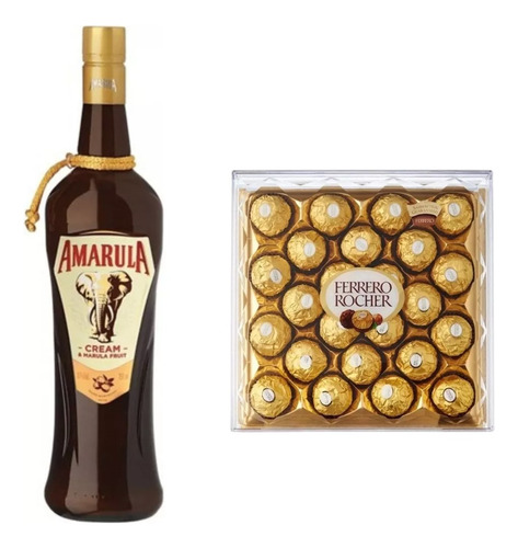 Combo Amarula 750ml + Ferrero Rocher X 24 Dia De La Madre