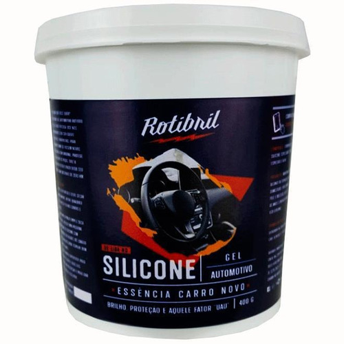 Silicone Em Gel Para Paineis Automotivos Rotibril 400 Gr