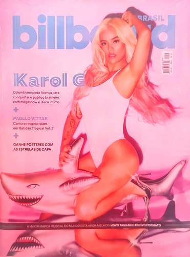 Revista  Billboard Capa Karol  G.edição  07