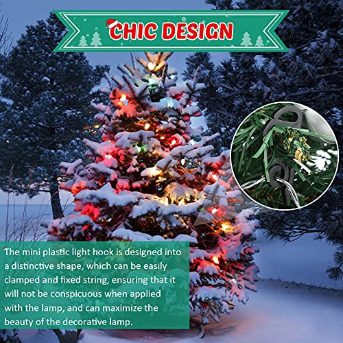 Gancho Para Luces De Navidad Para Exteriores, Gancho Para C