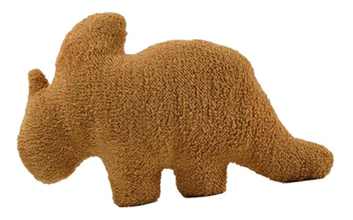 Dino Nugget Almohada Animal De Peluche Juguete Triceratops