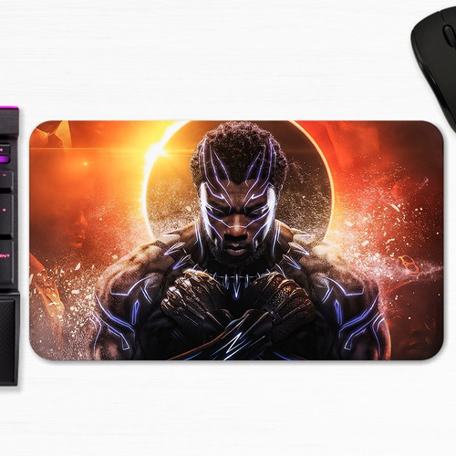 Mouse Pad Pantera Negra Wakanda Marvel Art Gamer M