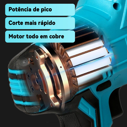 Victool Serrote Elétrico Recíproco Sem Fio Com 5 Lâminas