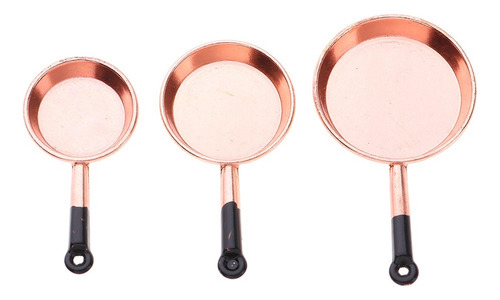.. Utensilios De Cocina En Miniatura Bronce