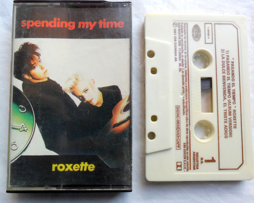 Roxette - Spending My Time ( Single 4 Temas ) 1991 Casete Ex