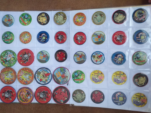 Colección Completa Tazos Bob Sponja 2007 + Tazos Chester (Usado)