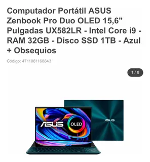 Computador Portátil Asus Zenbook Pro Duo Oled 15,6 Ux582lr