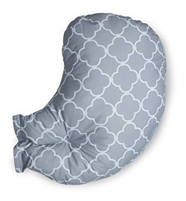 Imagen 3 de 4 de Boppy Cojín De Embarazo Total Body Glacier, Color Gris