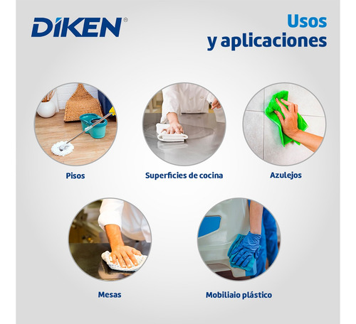 Diken 1gal Multiusos Biodegradable Bi-tec Lavanda- Rinde 75l