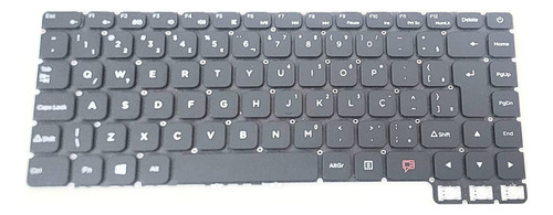 Teclado Para Notebook Positivo Motion Gray Q4128c C4500e Cor Preto Idioma Português Brasil