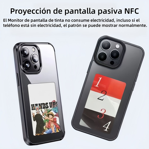 Funda De Teléfono Inteligente Con Proyección Trasera Para Foto Personalizable Para iPhone 13 / 14 / 15 / 16 Pro