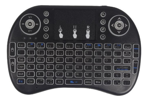 Mini teclado para teléfono celular, TV, PC Wi-Fi 2.4G