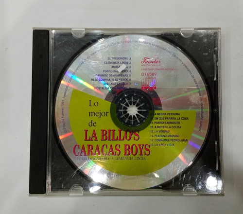 Billo S Caracas Boys. Lo Mejor. Cd Usado. Qqb. Ag. Pb. Zz. (Usado)