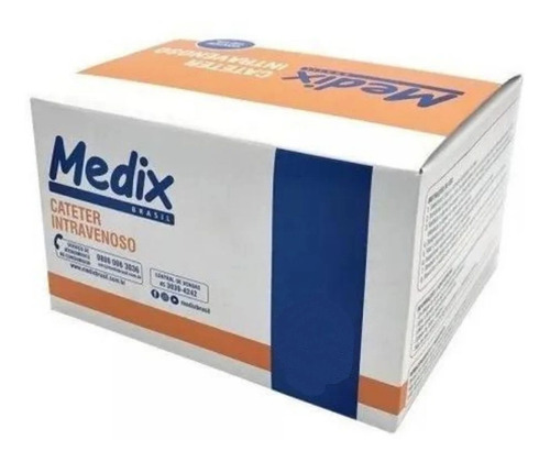 Cateter 20g Intravenoso Estéril Per. Jelco 100 Unidades