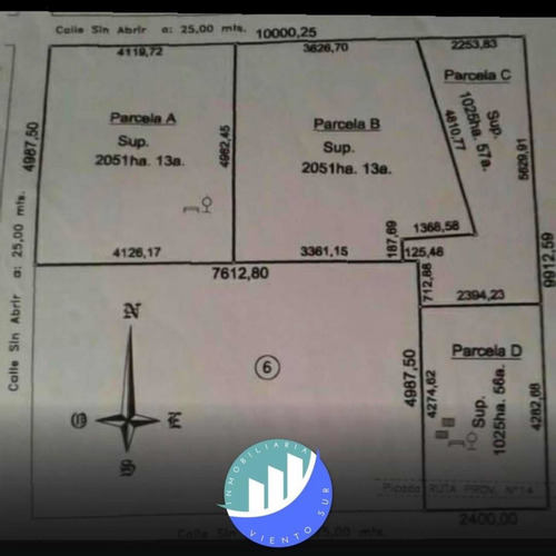 Imagen 2 de 9 de Vendó Campo De 6153 Hectáreas A80 Km De Algarrobo Del Aguila