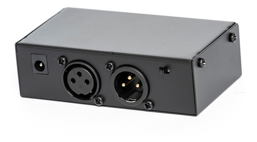 Caja Directa Parquer Para Micrófono Condenser Phantom Power Color Negro