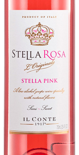 Pack De 6 Vino Rosado Stella Rosa Rose Pink 750 Ml