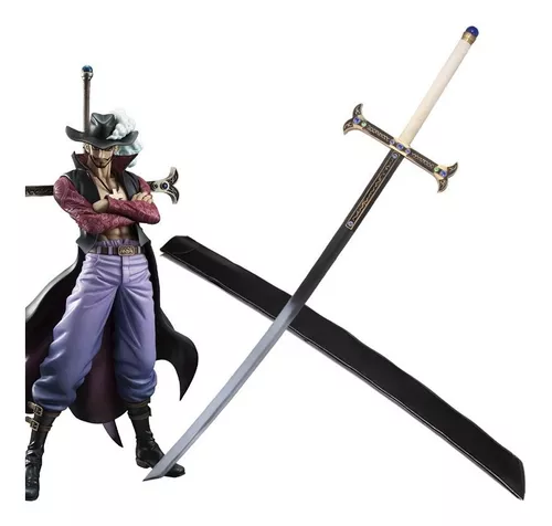 Espada Dracule Mihawk One Piece Cosplay Gigante Em Aço