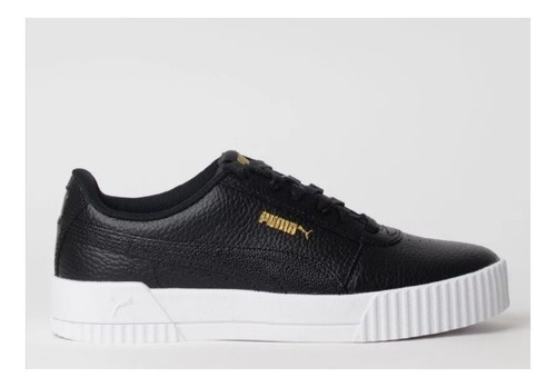 tenis puma de couro preto feminino