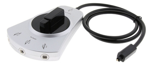 Divisor De Sonido 3 Vías Cable De Fibra De Sonido Digital