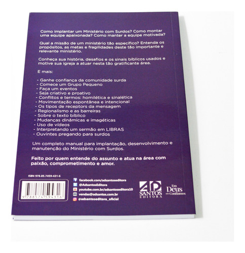 Livro Ministerio Com Surdos