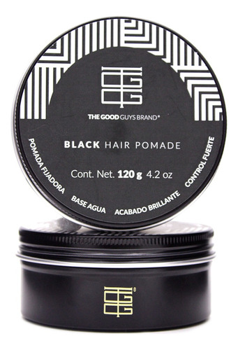 Pomada Para Peinar The Good Guys Black Pomade 120g