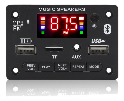 Placa Decodificadora De Mp3 De 12 V Y 5.0, Amplificador De C