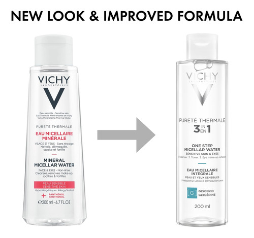 Desmaquillante Y Tónico Facial Con Agua Micelar Vichy