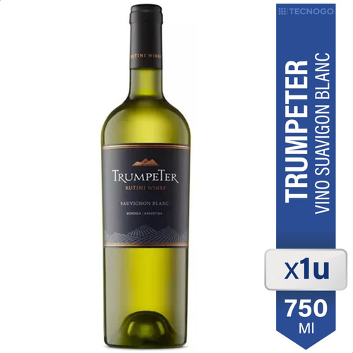 Vino Trumpeter Sauvignon Blanc 750ml Rutini Wines Botella