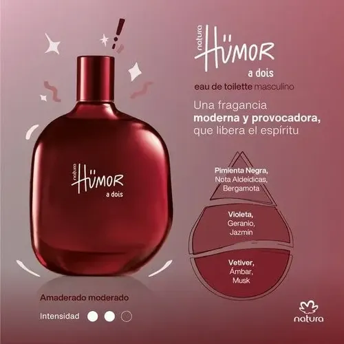 A DOIS HUMOR PERFUME MASCULINO 75 ML