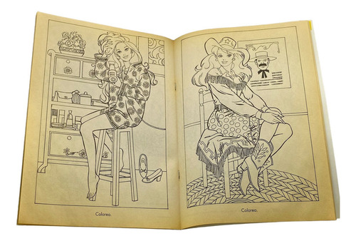 Barbie Paquete Kelly + Libro Para Colorear Vintage