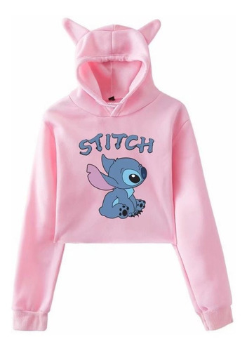 Sudadera Cute Stitch De Dibujos Animados Versión Para Mujer