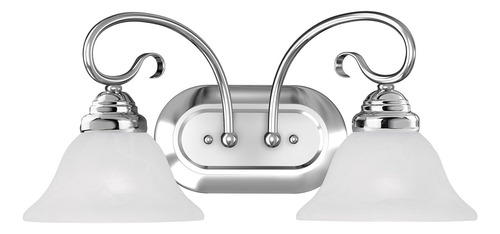 Livex Coronado 2 Baño Cromo, Plata