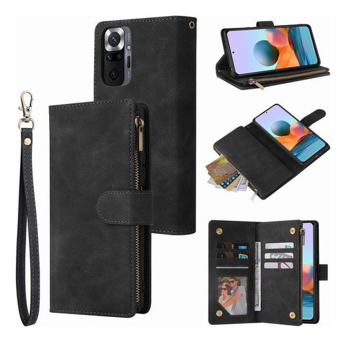 Funda Tipo Libro Tipo Cartera Con Cremallera For Redmi