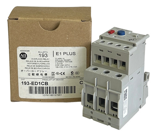 New Allen Bradley 193-ed1cb /c E1 Plus Overload Rela Ccs