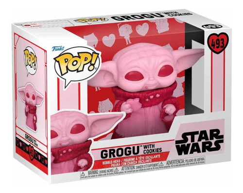 Funko Pop! Grogu W/cookies San Valentín Star Wars Original