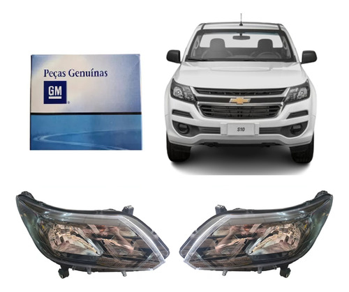 Par Farol S10 Trailblazer 2017 18 19 A 2024 Original Sem Led