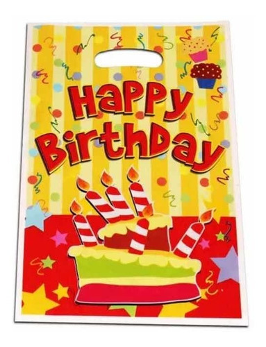 Bolsas Para Regalo Cumpleaños Fiestas Festejos 10 Pzas