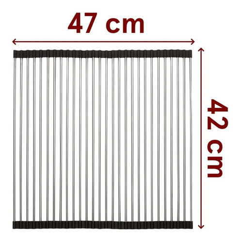 Imagen 5 de 8 de Escurridor Enrollable Franke Acero Inoxidable Bacha Rollmat