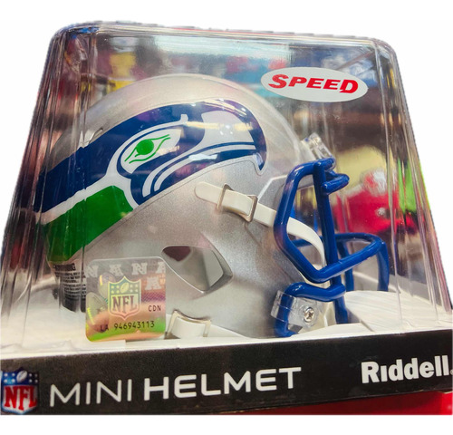 Mini Casco Riddell Speed Seattle Seahawks Retro