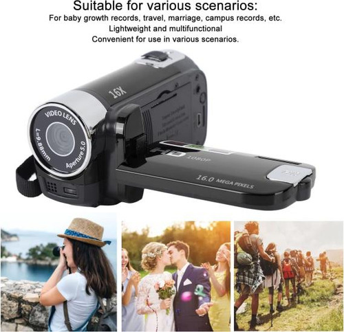 Videocámara Portátil Ciciglow, Cámara Dv 1080p De 16 Mp, Cám