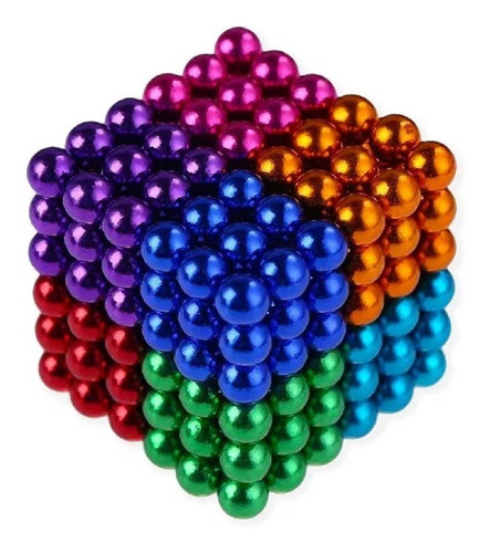 Cubo Magico Imanes Neodimio Multicolor 216 5mm 8 Colores