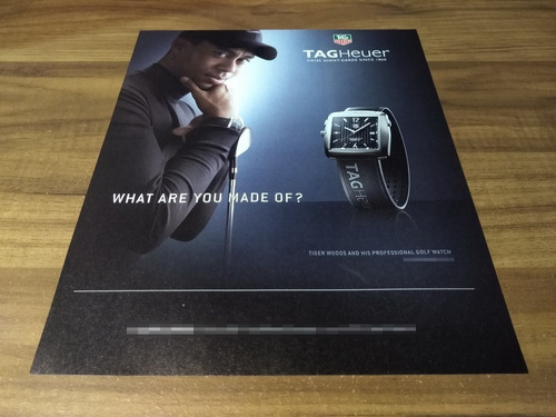 (ph598) Publicidad Tag Heuer * Tiger Woods