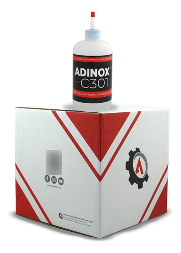 Caja Con 9 Botellas De Adinox® C301 En 454g